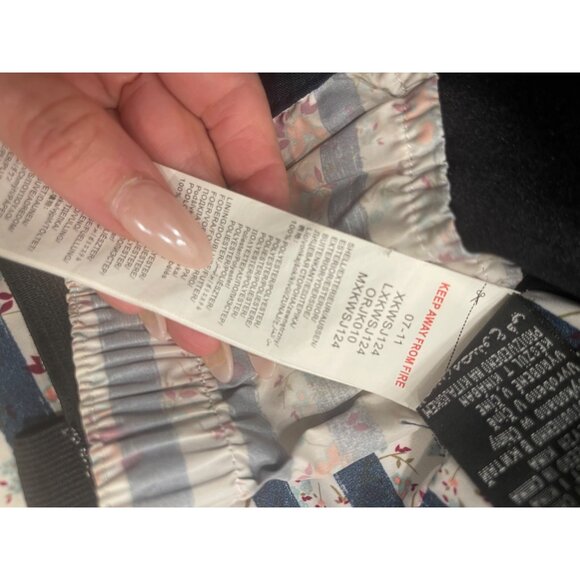 Roxy Jonah Bright 10K Navy Jacket w removable hood. Insulated, waterproof Sz S - Picture 11 of 12